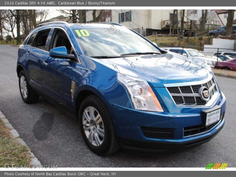 Caribbean Blue / Ebony/Titanium 2010 Cadillac SRX 4 V6 AWD