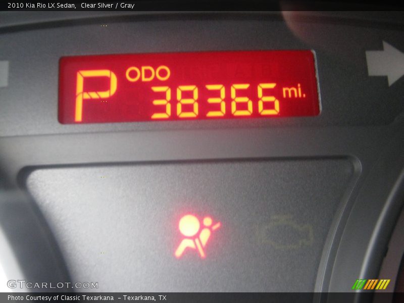 Clear Silver / Gray 2010 Kia Rio LX Sedan