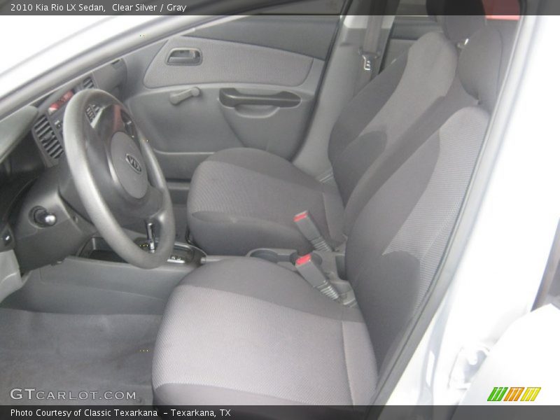 Clear Silver / Gray 2010 Kia Rio LX Sedan