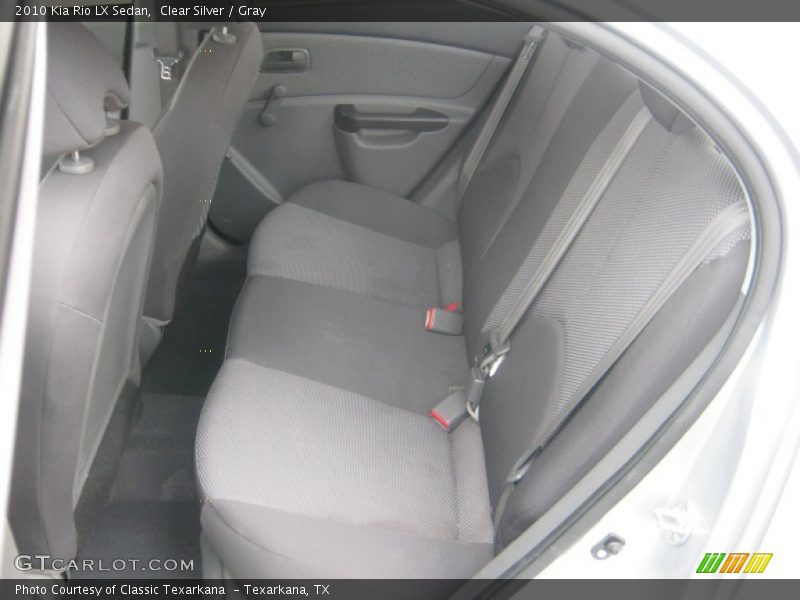 Clear Silver / Gray 2010 Kia Rio LX Sedan