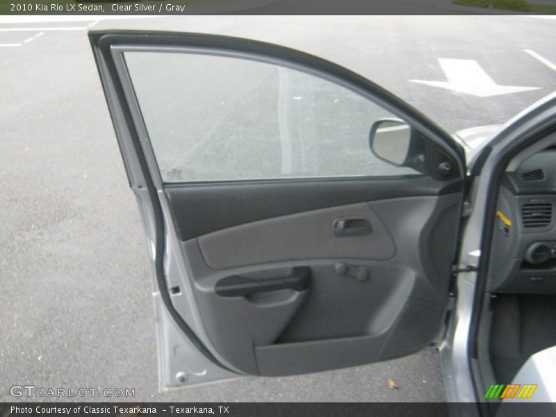 Clear Silver / Gray 2010 Kia Rio LX Sedan