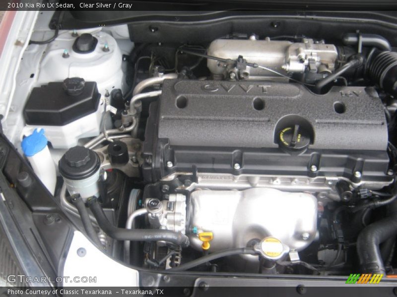 Clear Silver / Gray 2010 Kia Rio LX Sedan