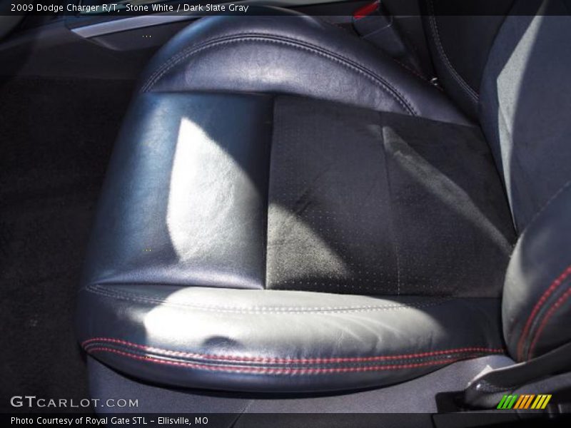 Stone White / Dark Slate Gray 2009 Dodge Charger R/T