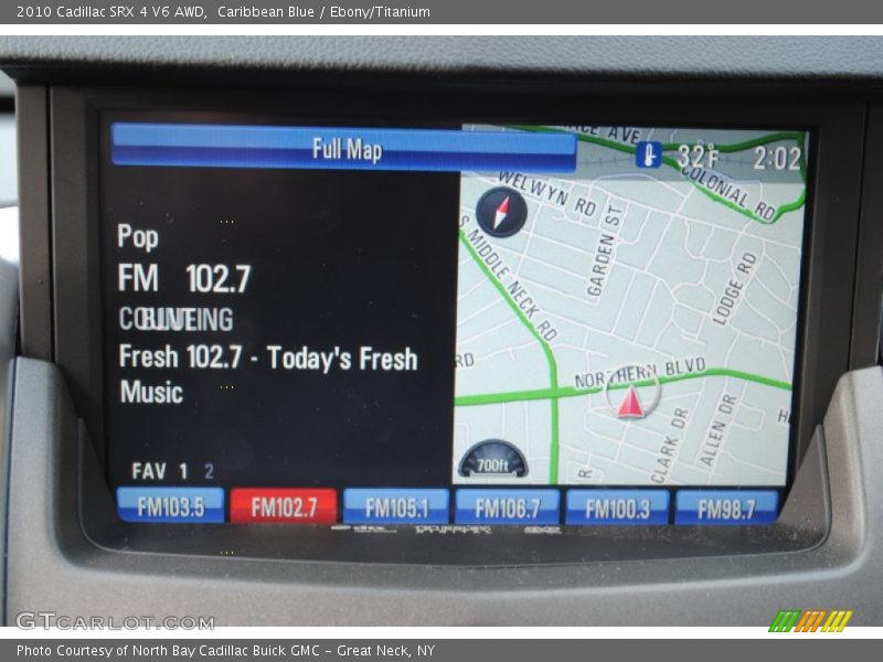 Caribbean Blue / Ebony/Titanium 2010 Cadillac SRX 4 V6 AWD