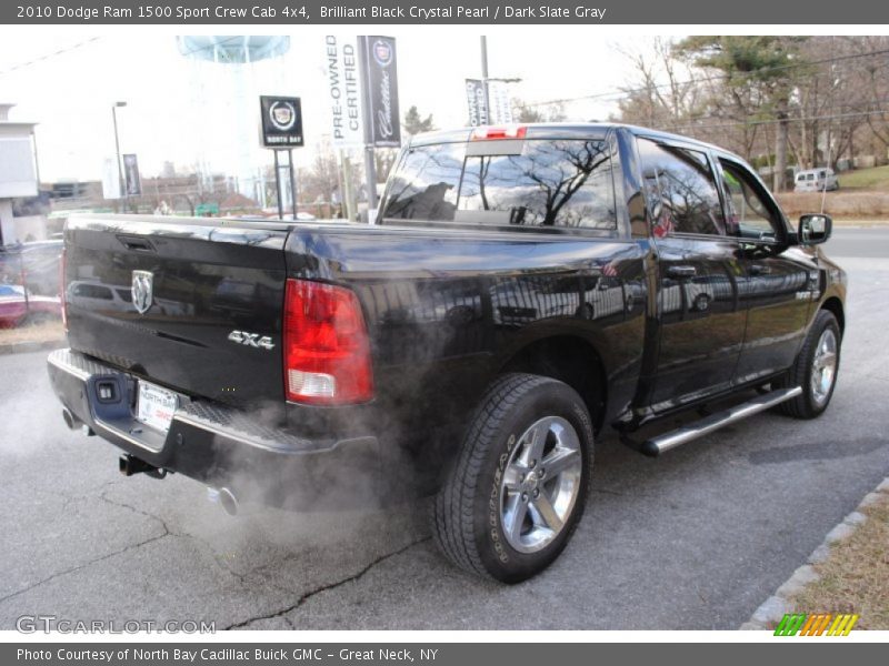 Brilliant Black Crystal Pearl / Dark Slate Gray 2010 Dodge Ram 1500 Sport Crew Cab 4x4