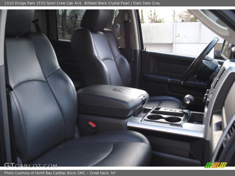 Brilliant Black Crystal Pearl / Dark Slate Gray 2010 Dodge Ram 1500 Sport Crew Cab 4x4