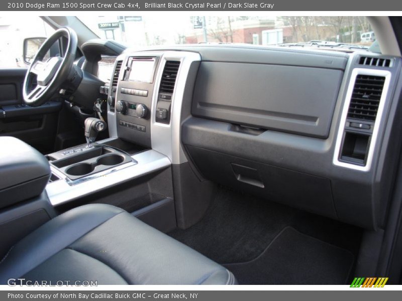 Brilliant Black Crystal Pearl / Dark Slate Gray 2010 Dodge Ram 1500 Sport Crew Cab 4x4