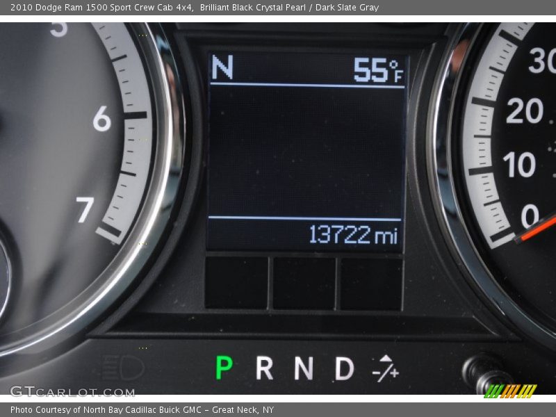 Brilliant Black Crystal Pearl / Dark Slate Gray 2010 Dodge Ram 1500 Sport Crew Cab 4x4