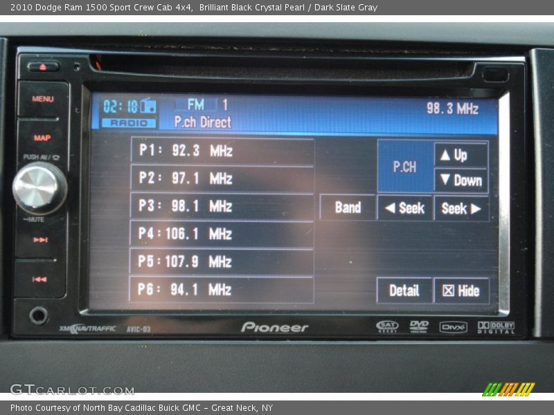 Brilliant Black Crystal Pearl / Dark Slate Gray 2010 Dodge Ram 1500 Sport Crew Cab 4x4