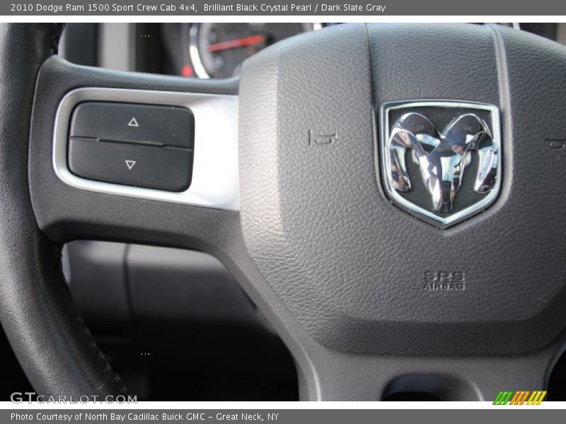 Brilliant Black Crystal Pearl / Dark Slate Gray 2010 Dodge Ram 1500 Sport Crew Cab 4x4