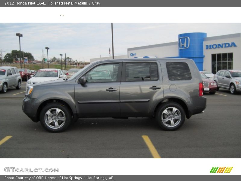 Polished Metal Metallic / Gray 2012 Honda Pilot EX-L