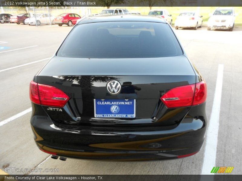 Black / Titan Black 2012 Volkswagen Jetta S Sedan