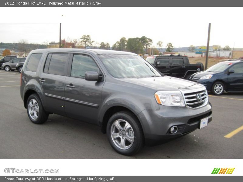 Polished Metal Metallic / Gray 2012 Honda Pilot EX-L