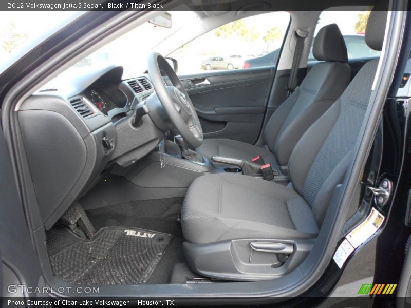 Black / Titan Black 2012 Volkswagen Jetta S Sedan