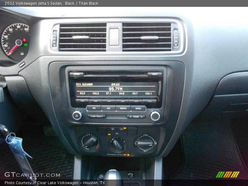 Black / Titan Black 2012 Volkswagen Jetta S Sedan