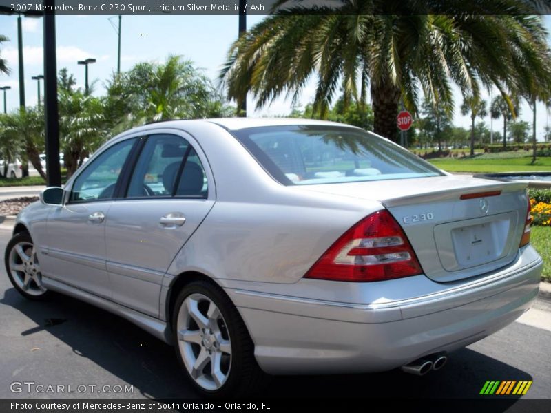 Iridium Silver Metallic / Ash 2007 Mercedes-Benz C 230 Sport