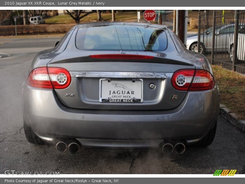 Lunar Grey Metallic / Ivory 2010 Jaguar XK XKR Coupe