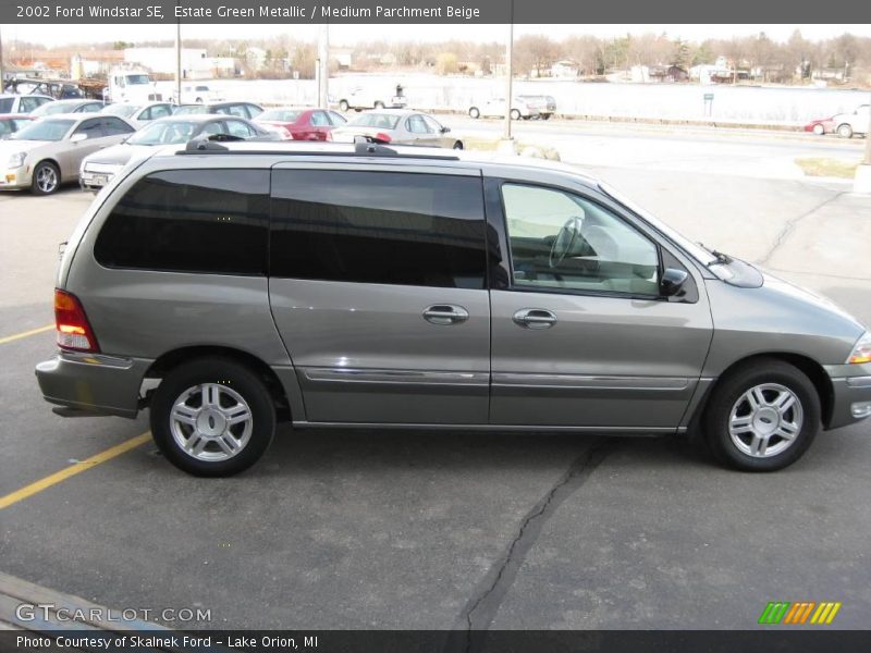 Estate Green Metallic / Medium Parchment Beige 2002 Ford Windstar SE