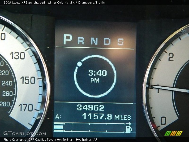 Winter Gold Metallic / Champagne/Truffle 2009 Jaguar XF Supercharged