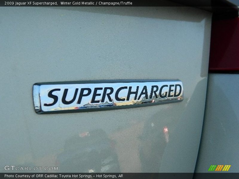 Winter Gold Metallic / Champagne/Truffle 2009 Jaguar XF Supercharged