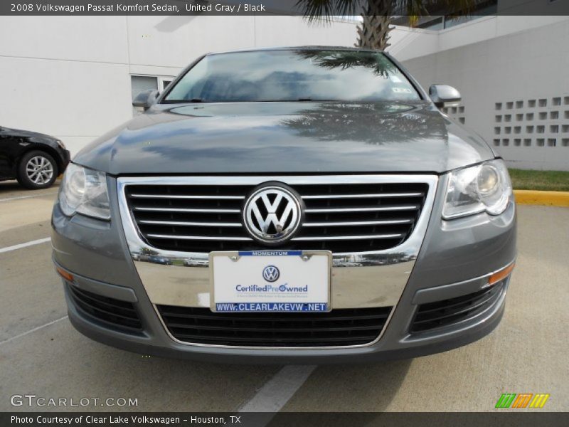 United Gray / Black 2008 Volkswagen Passat Komfort Sedan