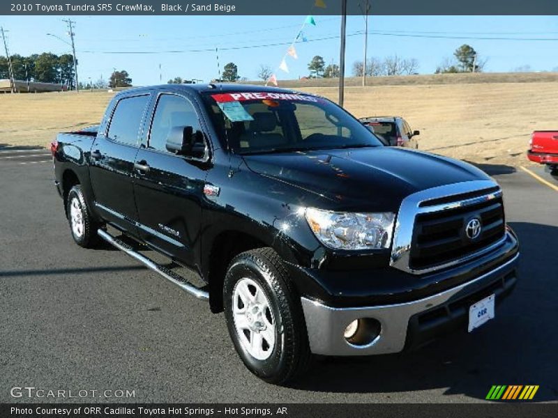 Black / Sand Beige 2010 Toyota Tundra SR5 CrewMax