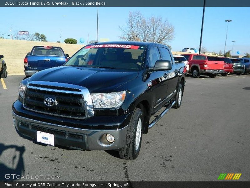 Black / Sand Beige 2010 Toyota Tundra SR5 CrewMax
