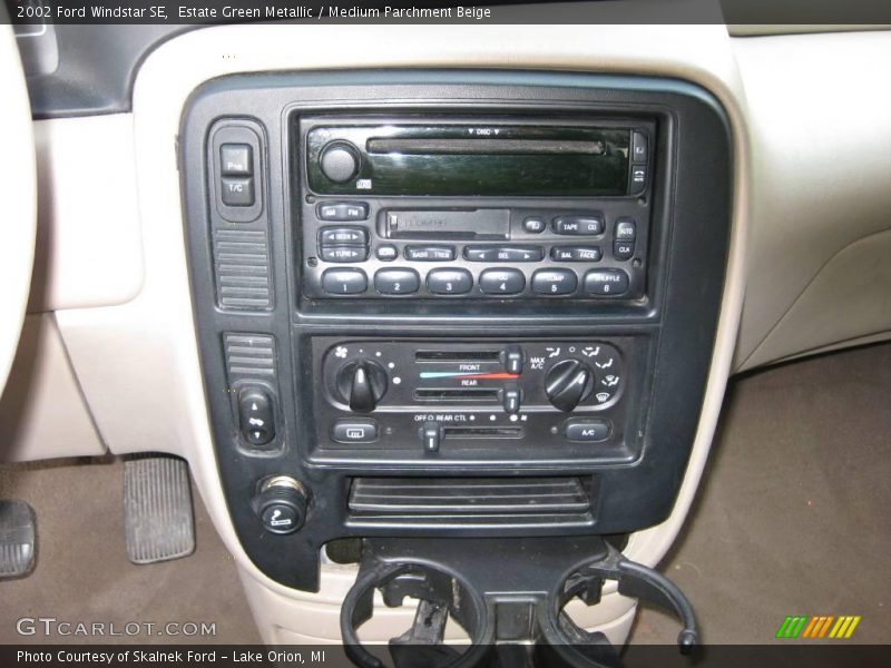 Estate Green Metallic / Medium Parchment Beige 2002 Ford Windstar SE