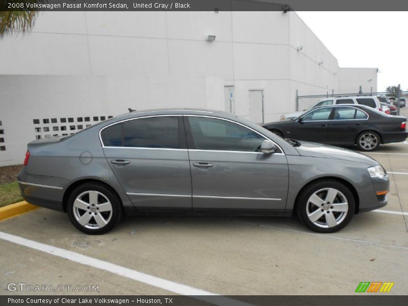 United Gray / Black 2008 Volkswagen Passat Komfort Sedan