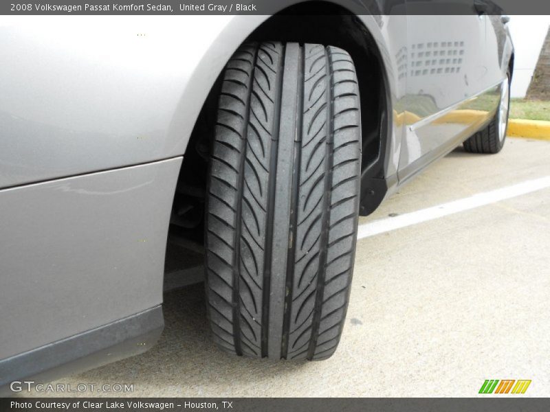 United Gray / Black 2008 Volkswagen Passat Komfort Sedan