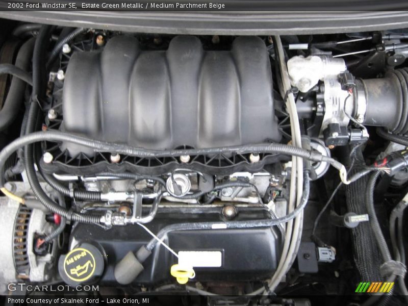 Estate Green Metallic / Medium Parchment Beige 2002 Ford Windstar SE