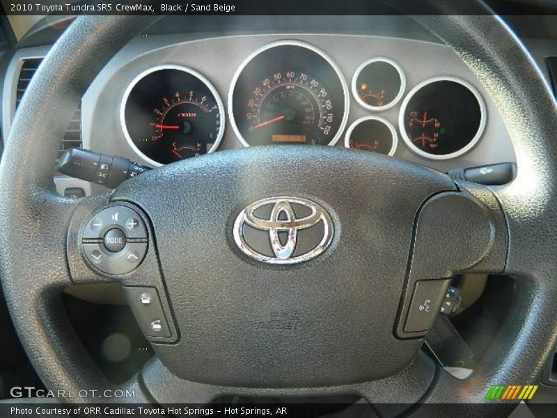 Black / Sand Beige 2010 Toyota Tundra SR5 CrewMax