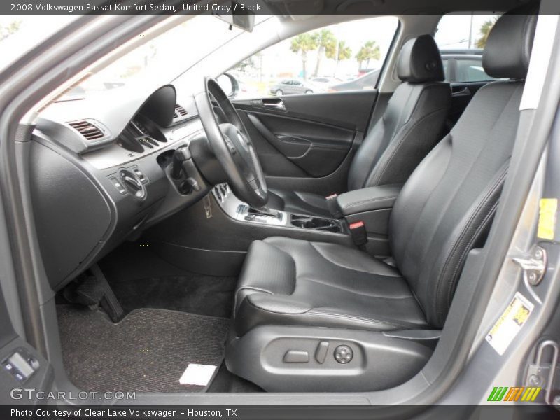 United Gray / Black 2008 Volkswagen Passat Komfort Sedan