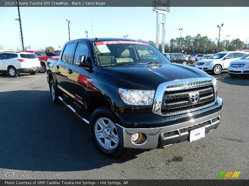 Black / Sand Beige 2010 Toyota Tundra SR5 CrewMax