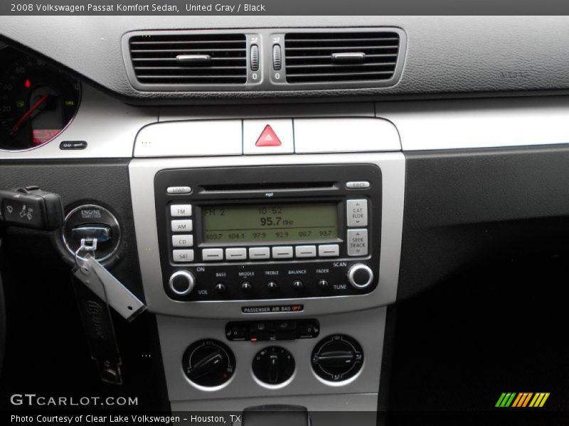 United Gray / Black 2008 Volkswagen Passat Komfort Sedan