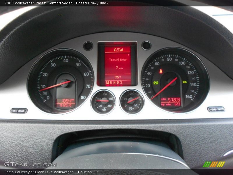 United Gray / Black 2008 Volkswagen Passat Komfort Sedan