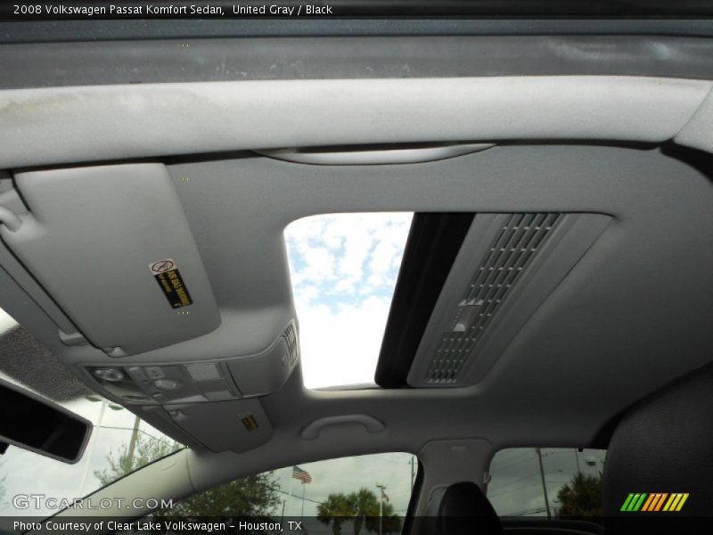 United Gray / Black 2008 Volkswagen Passat Komfort Sedan