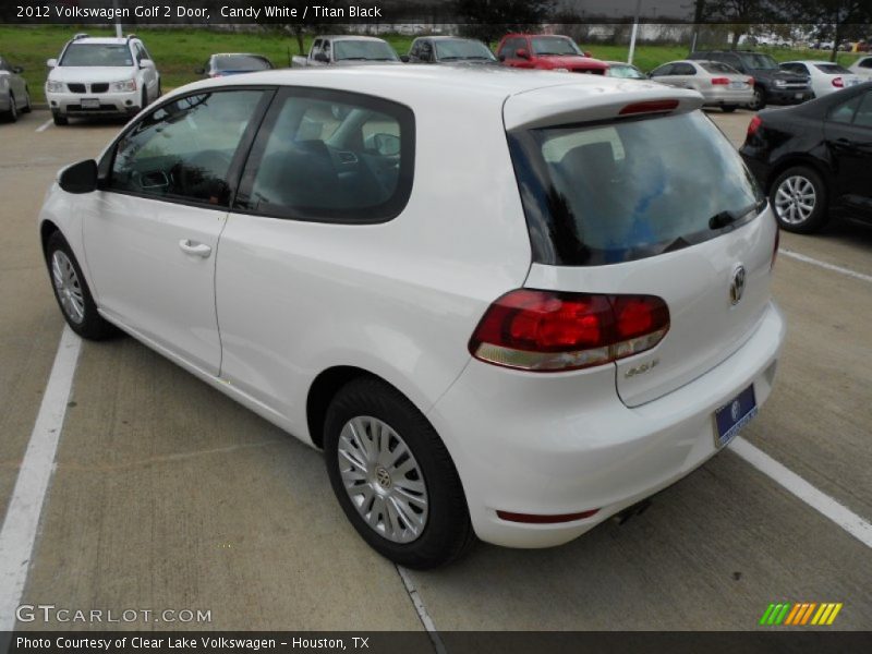 Candy White / Titan Black 2012 Volkswagen Golf 2 Door