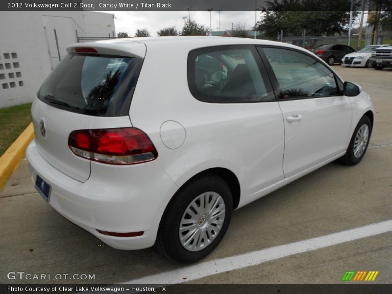 Candy White / Titan Black 2012 Volkswagen Golf 2 Door