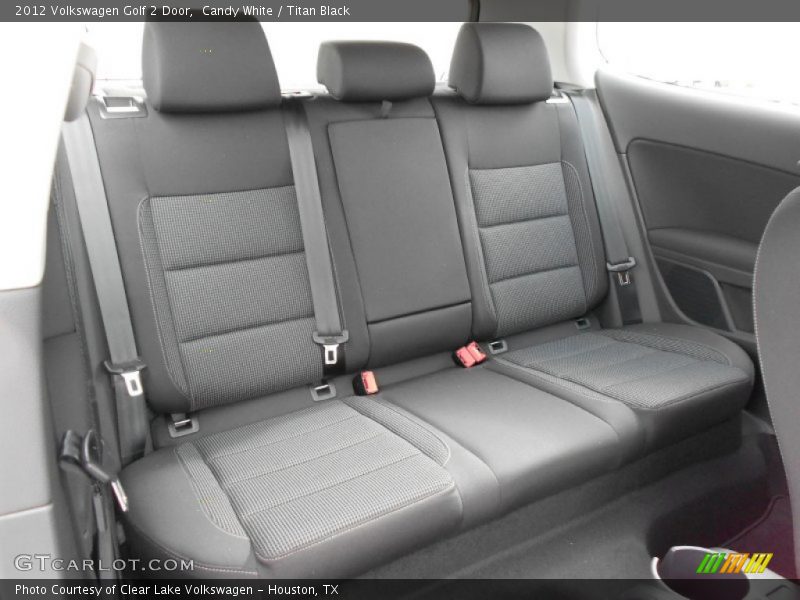 Rear Seat of 2012 Golf 2 Door