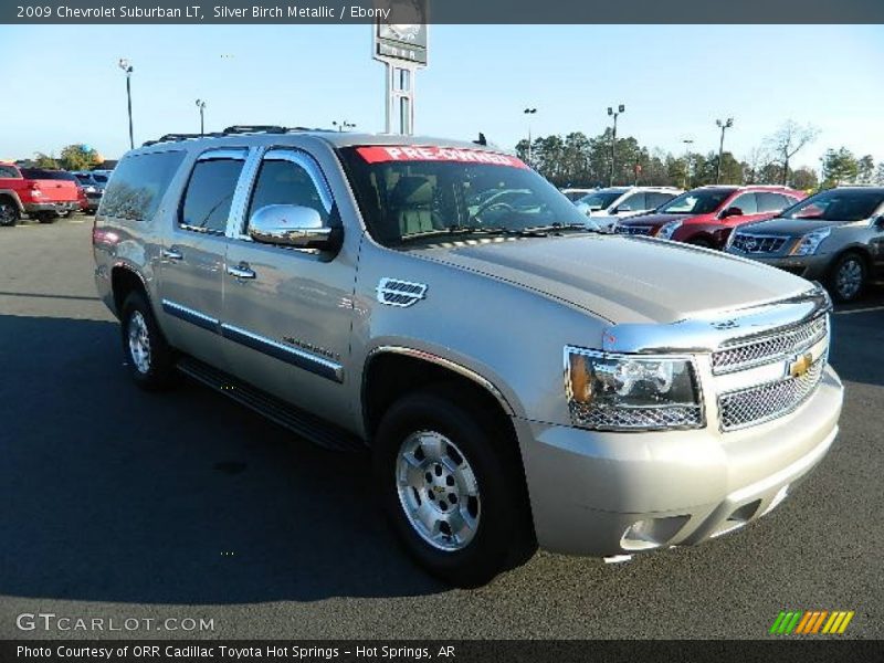 Silver Birch Metallic / Ebony 2009 Chevrolet Suburban LT