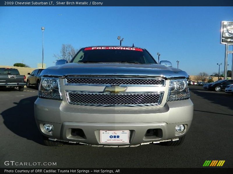 Silver Birch Metallic / Ebony 2009 Chevrolet Suburban LT