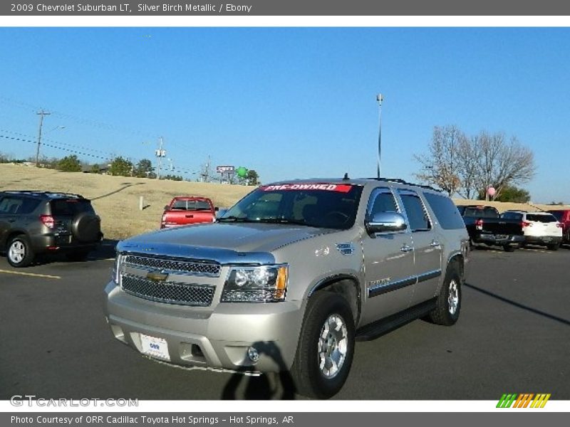 Silver Birch Metallic / Ebony 2009 Chevrolet Suburban LT