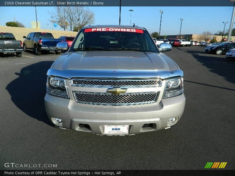 Silver Birch Metallic / Ebony 2009 Chevrolet Suburban LT