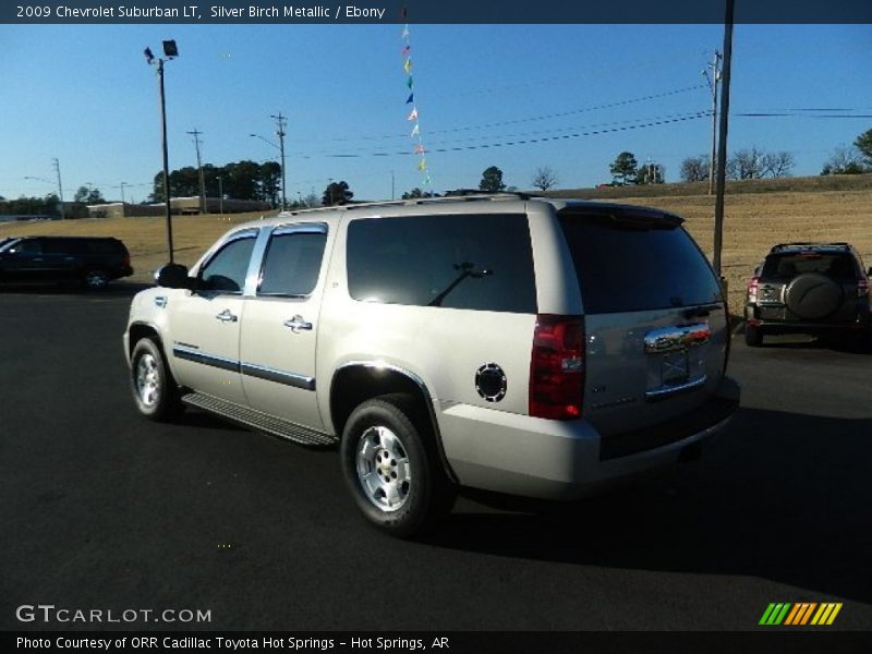 Silver Birch Metallic / Ebony 2009 Chevrolet Suburban LT