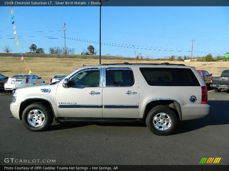 Silver Birch Metallic / Ebony 2009 Chevrolet Suburban LT