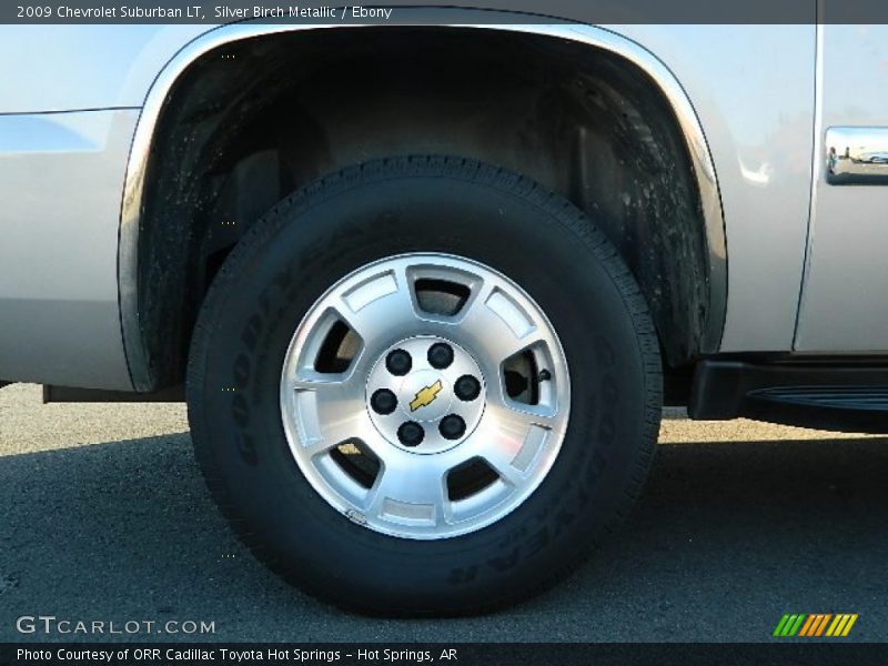 Silver Birch Metallic / Ebony 2009 Chevrolet Suburban LT