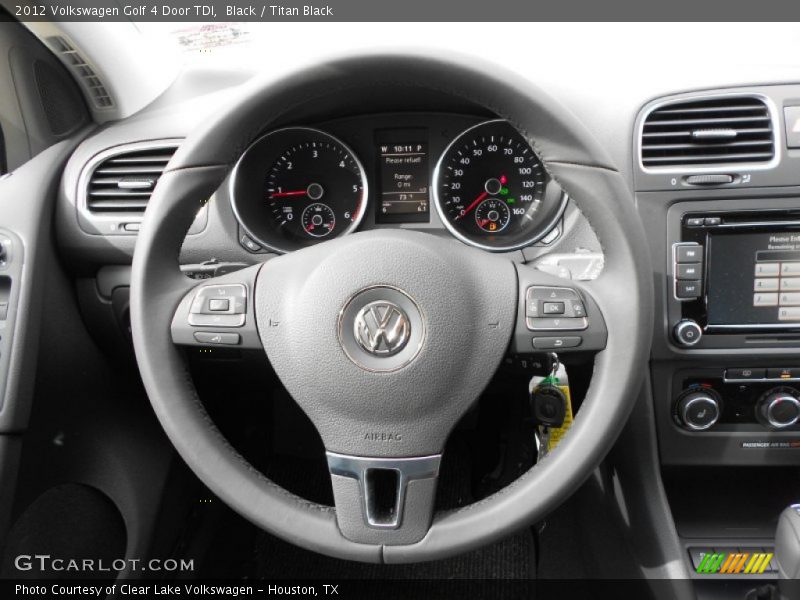  2012 Golf 4 Door TDI Steering Wheel
