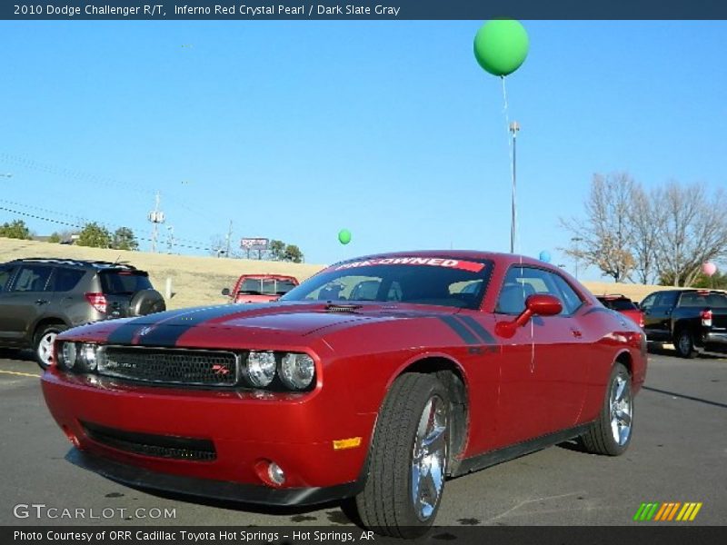 Inferno Red Crystal Pearl / Dark Slate Gray 2010 Dodge Challenger R/T