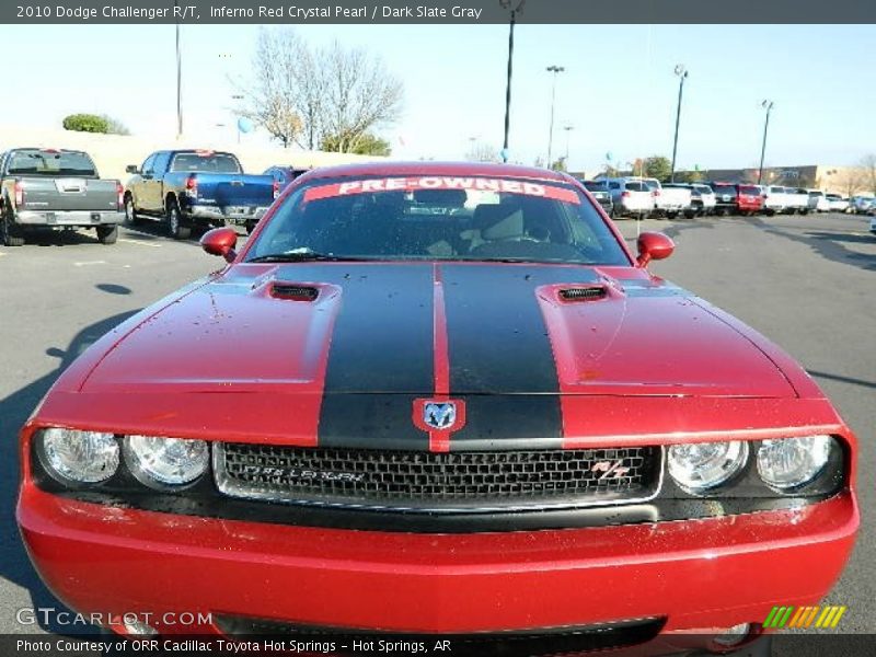 Inferno Red Crystal Pearl / Dark Slate Gray 2010 Dodge Challenger R/T